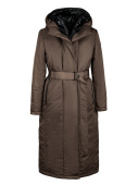 Пуховик женский UNIQA 121024 А (коричневый)